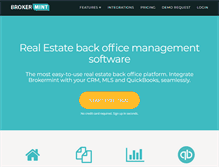Tablet Screenshot of brokermint.com